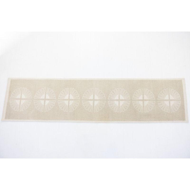 Margot Hand Knotted Wool Floral Area Rug, Rectangle 10' x 14'