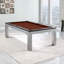 Playcraft Genoa 8' Slate Pool Table With Dining Top & Benches/Professional Installation Included-1447425709-1447425712