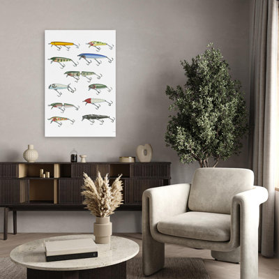 Fresh Catch IV - art animalier bleu-brun