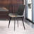 Vera Modern 5/7 Pieces Dining Room Sets, Pre-Assembly Round Dining Table Sets, Glossy Sintered Stone Tabletop Kitchen Dining Table Set With PU Upholstered Chairs-931415074-931415073