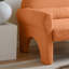 Décoration moderne orange pour la décoration de salon - 2 sièges, mousse, ornement fabriqué-848517367-848517364