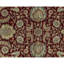 Tapis beige et rouge de haute qualité noué à la main Trinity
