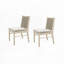 Chaise d'appoint d'extérieur en bois d'acacia-990609569