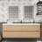Cresco 59'' Single Bathroom Vanity with Acrylic Top-980033361