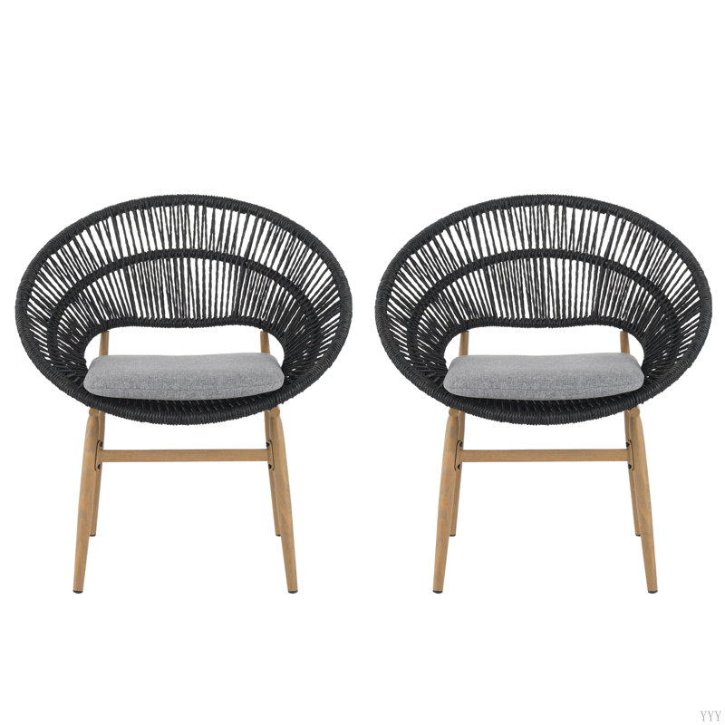 Chaise de salle à manger Cyril, Noir