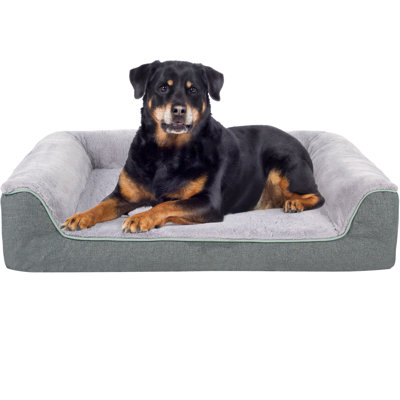 Lit orthopédique pour chien, canapé pour chien en mousse épaisse imperméable avec housse lavable à la machine, canapé confortable pour chien, grand lit pour chien