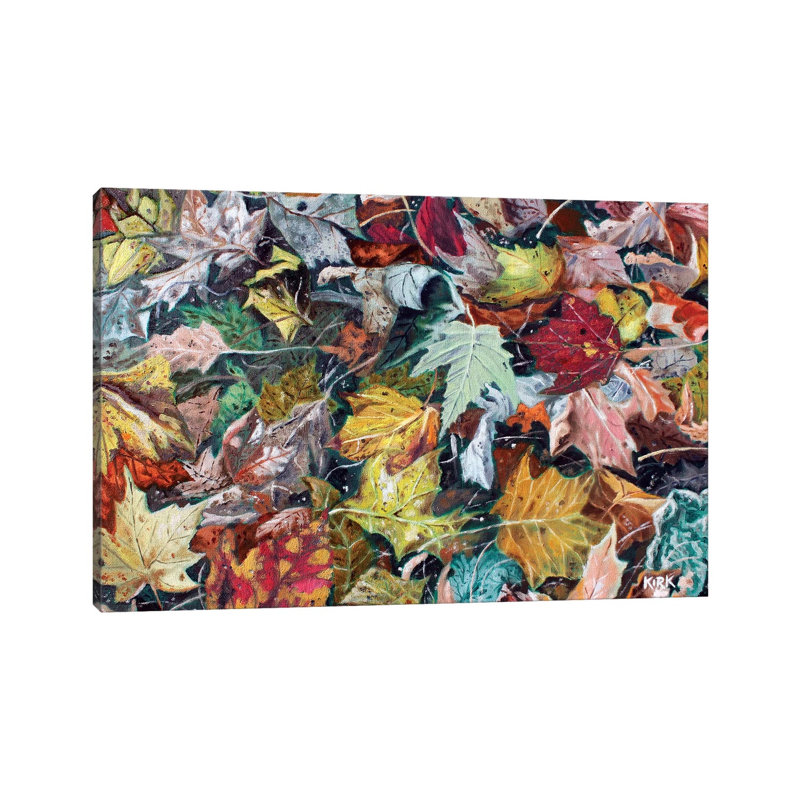 Autumn Debris by Jerry Lee Kirk - Wrapped Canvas Gallery-Wrapped Canvas Giclée