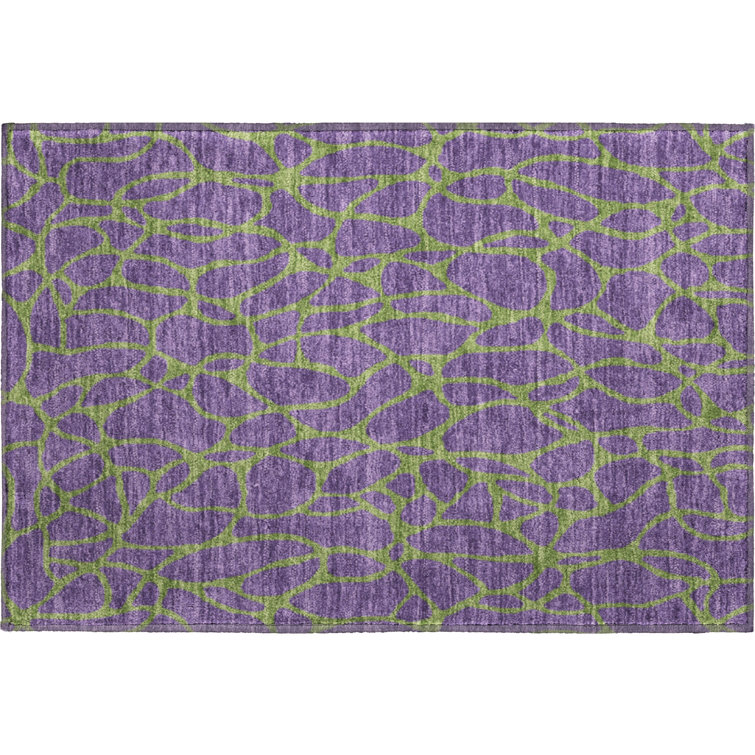 Premium Machine Washable Guada AMF1023 Geometric Rug