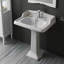 Whitehaus Collection Stainless Steel Extended Single Lever Bathroom Faucet with Pop-up Drain-603088601