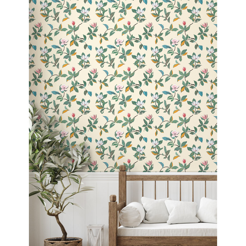 Paule Marrot Floral Wallpaper Double Roll, Cream