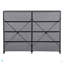 Commode 8 tiroirs avec grands tiroirs en tissu-111605290