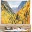 Paysage, tapisserie d'automne jaune sur une tapisserie-28487588