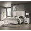 Mobilier de chambre à coucher 1 pièce à 5 tiroirs avec poignées à persiennes