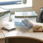 Wham Clip 9L Square Plastic Storage Boxes with Secure Clip Lock Lids. L:29 x W:29 x H:15.5cm Clear/Stone/Slate Grey-138530629