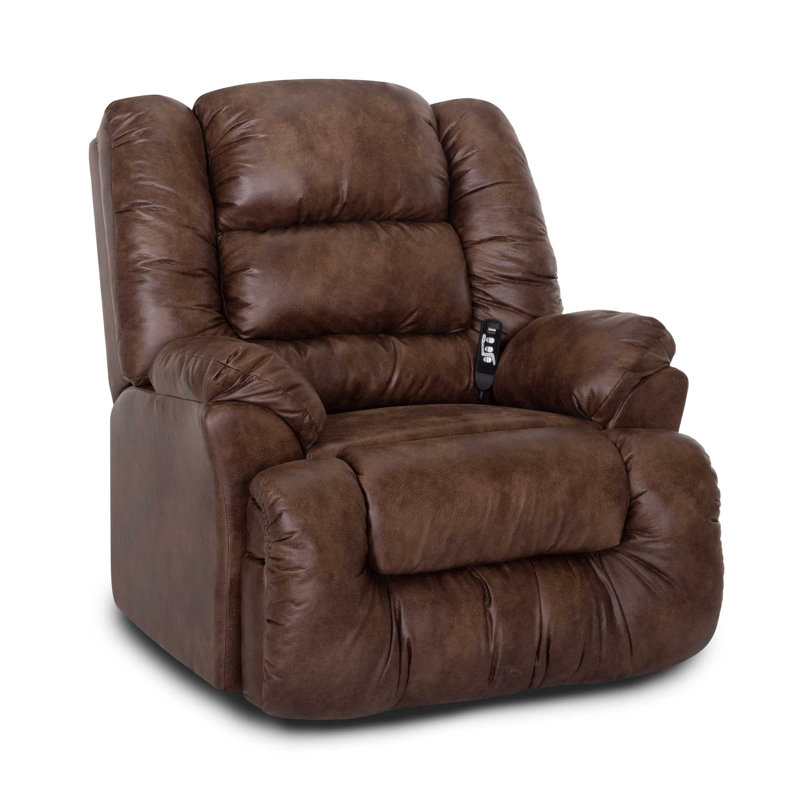 4468 Lift Chair, Brown Polyester Blend