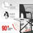 Black Frame Directors Camping Chair With Side Table
