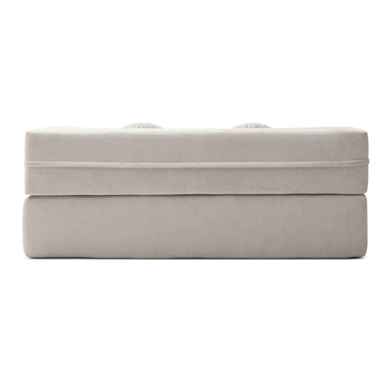 Canapé-lit 2 en 1 pliant avec coussin, lit simple pour une utilisation polyvalente, aucun assemblage requis, idéal pour les petits espaces et les chambres d'amis