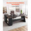L-Shaped Solid Wood Solid Wood Executive Desk
