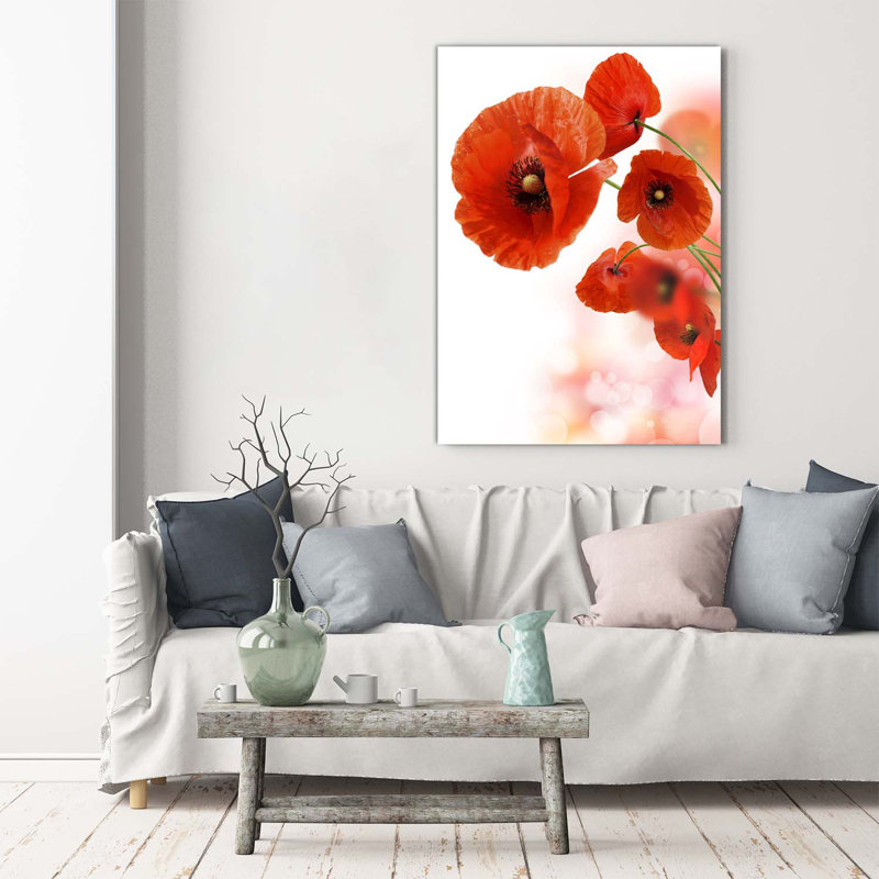 Poppy Field - Wrapped Canvas Print