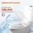 Elongated One-Piece Toilet, 17" ADA Comfort Height with Powerful Siphonic Flush, Nano Self-Cleaning Glaze, Soft-Close Slim Lid, Easy Installation, CUPC & MAP1000g Certified, 12" Rough-In