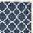 Carolene Hand Tufted Wool/Cotton/Latex Geometric Rug in Blue/Ivory-411302285