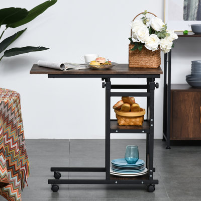 32.25'' H x 31.5'' W Laptop Cart with Wheels