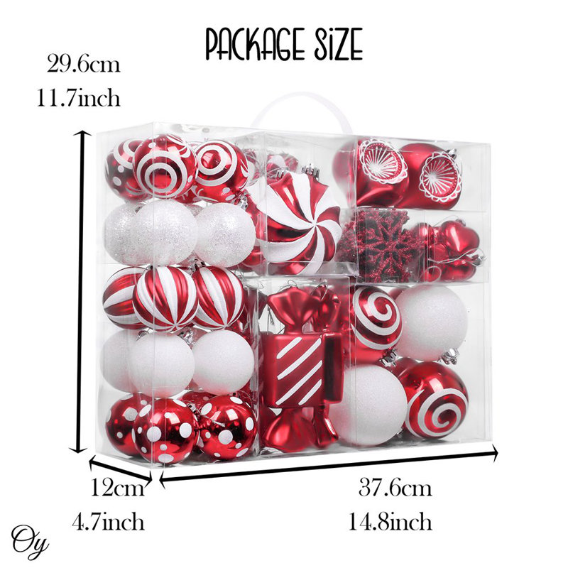 Ensemble de 108 boules de Noël