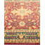 Tapis unique noué à la main vert / sable / rouge Keller 6 pi 3 po x 9 pi 1 po Keller