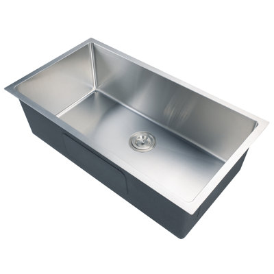 33 " L Undermount Single Bowl Stainless Steel Kitchen Sink