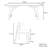 French modern simple rectangular dining table set-104311339