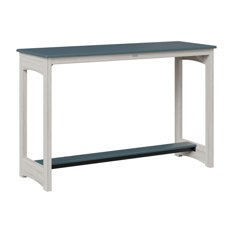 Table de bar Berlin Gardens, Ardoise, 38.5" H x 60" W x 22" D, Coquille de mer