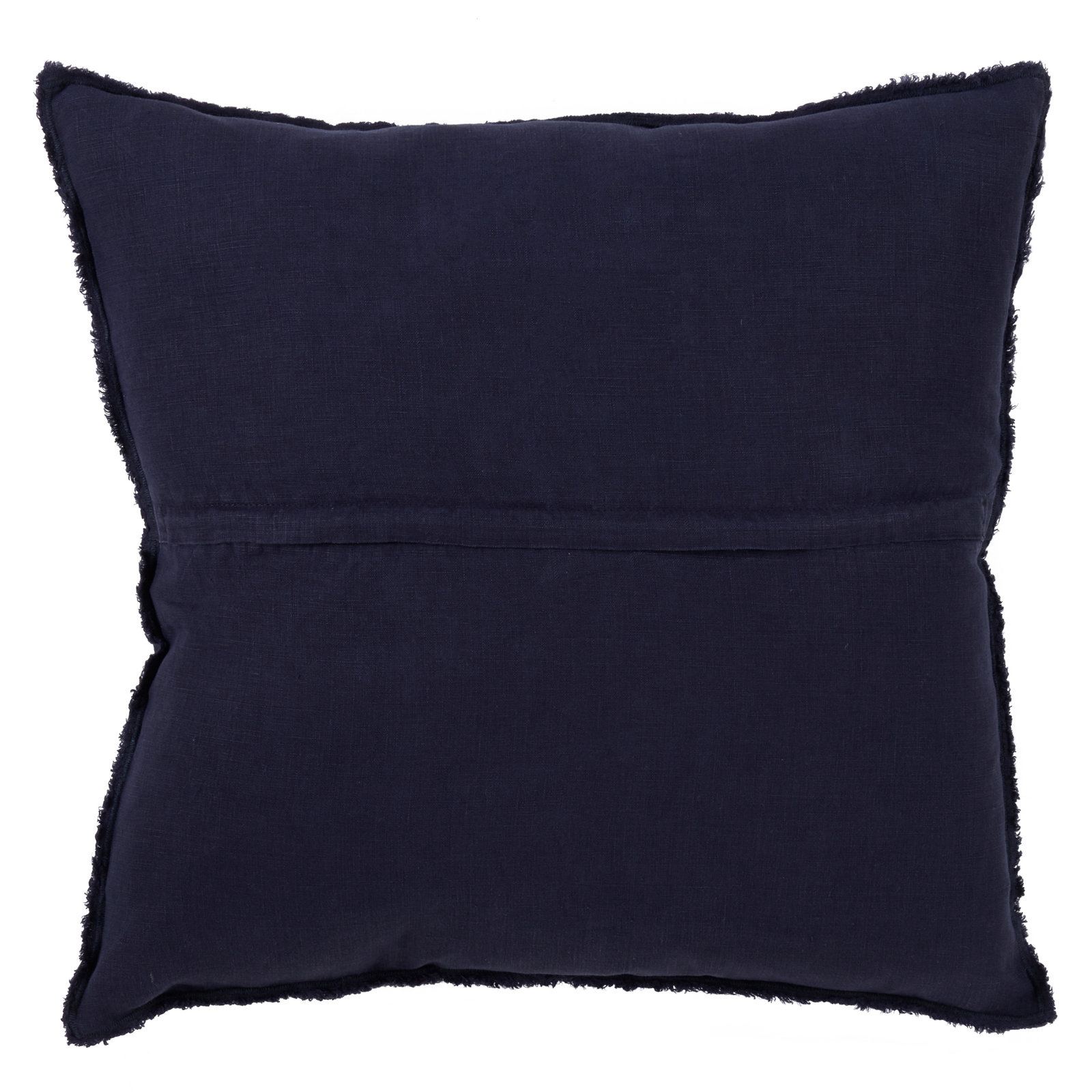 Filia 20" x 20" Linen Throw Pillow, Midnight Blue