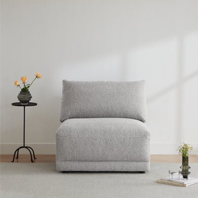 Bodhild Boucle Upholstered Accent Chair