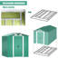8ft. x 6ft. Apex Metal Shed