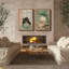 Art mural encadré, rétro, antique, classique pour chambre à coucher - 16 po x 24 po x 2 panneaux-1826712712-1826712715