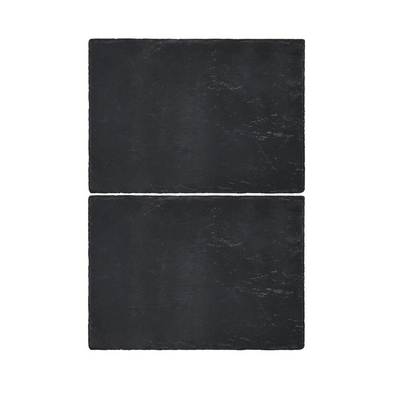 Naturals Slate No Pattern Rectangle Placemat
