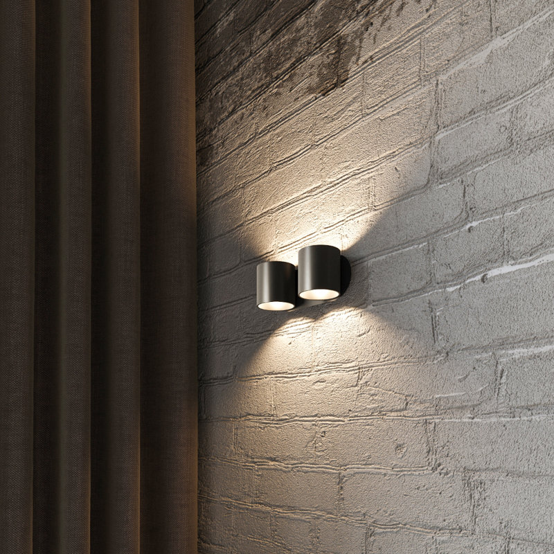Bodner Flush Mounted Sconce, Black