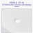 24"x16" White Ceramic Rectangular Vessel Bathroom Sink