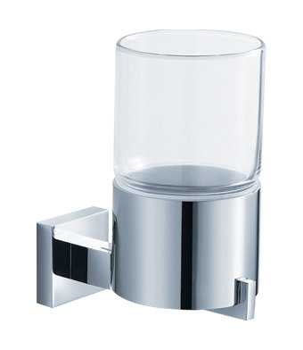 Glorioso Chrome Modern Wall Mount Tumbler Holder