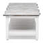 Table basse en bois massif avec rangement Decastro-917793042