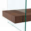Kaiser Coffee Table with Glass Top & Double-Layer Storage-630972875