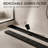Majesta 32" Matte Black linear grid drain-126309747