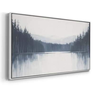 Série paysage - XLIX - Toile tendue avec châssis encadré - Prêt à être accroché