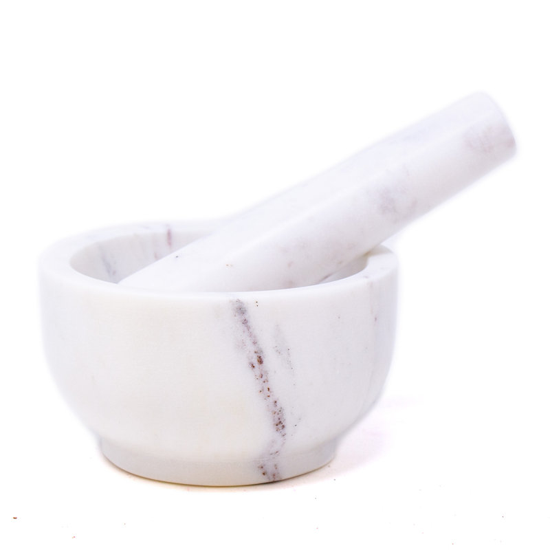 Stoneware Mortar And Pestle Set