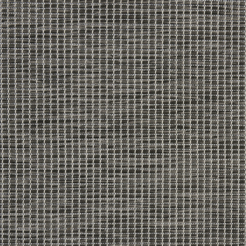 Lillehammer Solid Indoor/Outdoor Area Rug, Runner 2'2" x 12', Charcoal