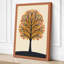 Golden Autumn Tree Scandinavian - Wrapped Canvas-1818416168-1818416178
