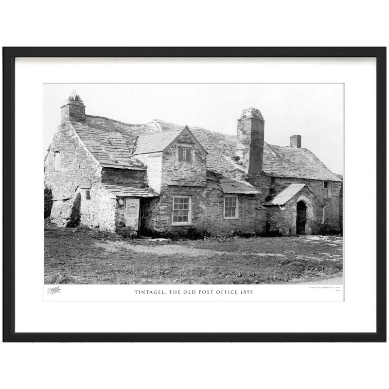 Tintagel, The Old Post Office 1895 by Francis Frith - Single Picture Frame Print, 40cm H x 50cm W x 2.3cm D