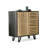 Modern Black Solid Wood Sideboard