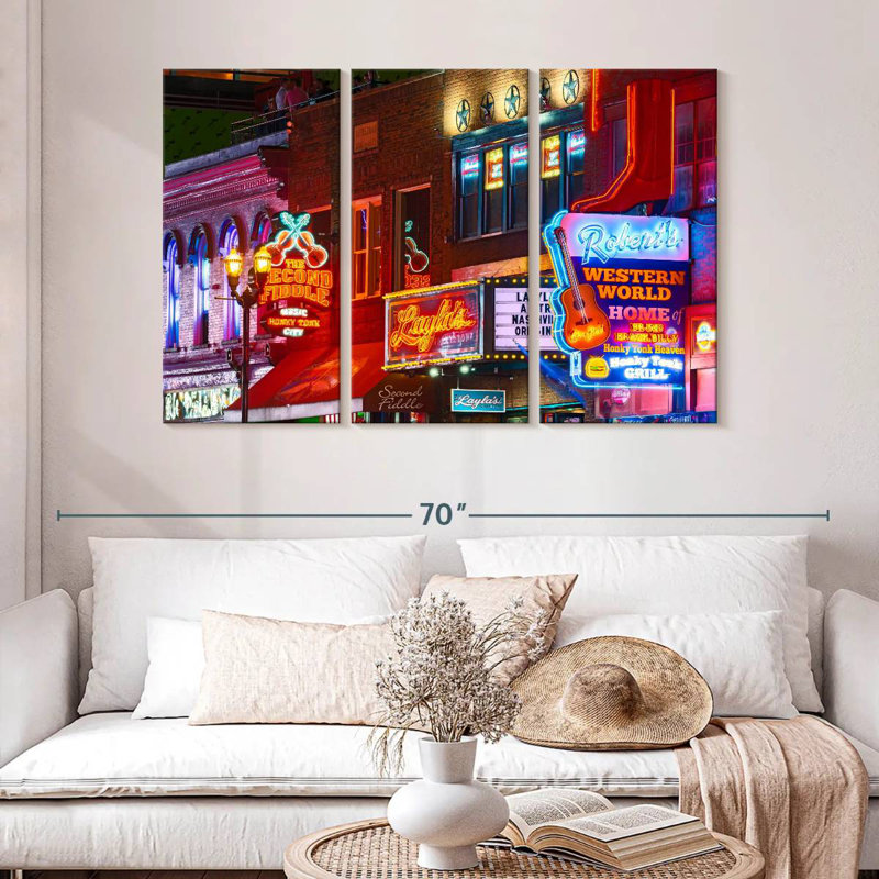 Sirci Nashville Neon Nights, H 32 po x l 50 po
