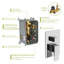 Dual Shower Head - 16 Inch Ceiling Mount Square Shower System With Rough-In Valve-114230571